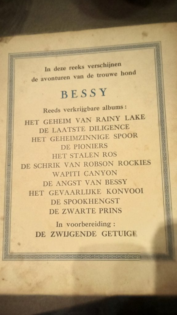Bessy, Boeken, Ophalen of Verzenden