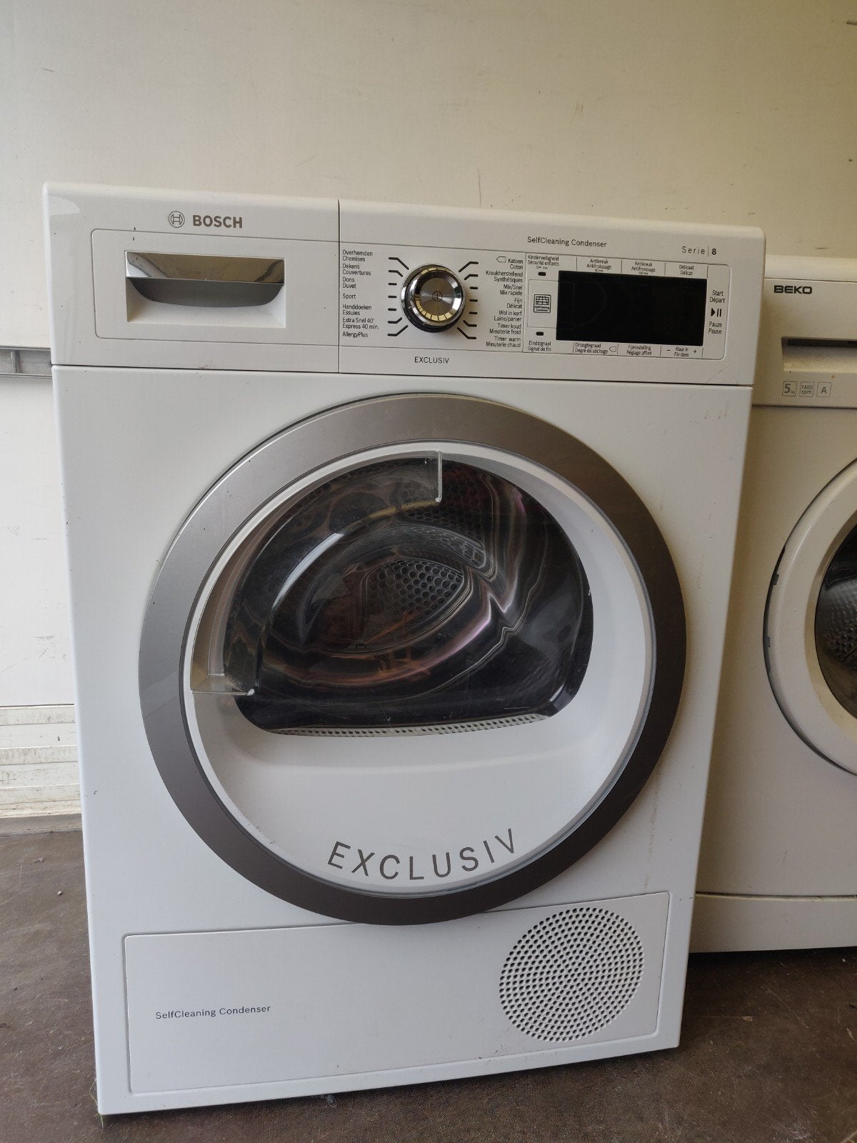 Bosch droogkast & Beko wasmachine, Ophalen, Gebruikt