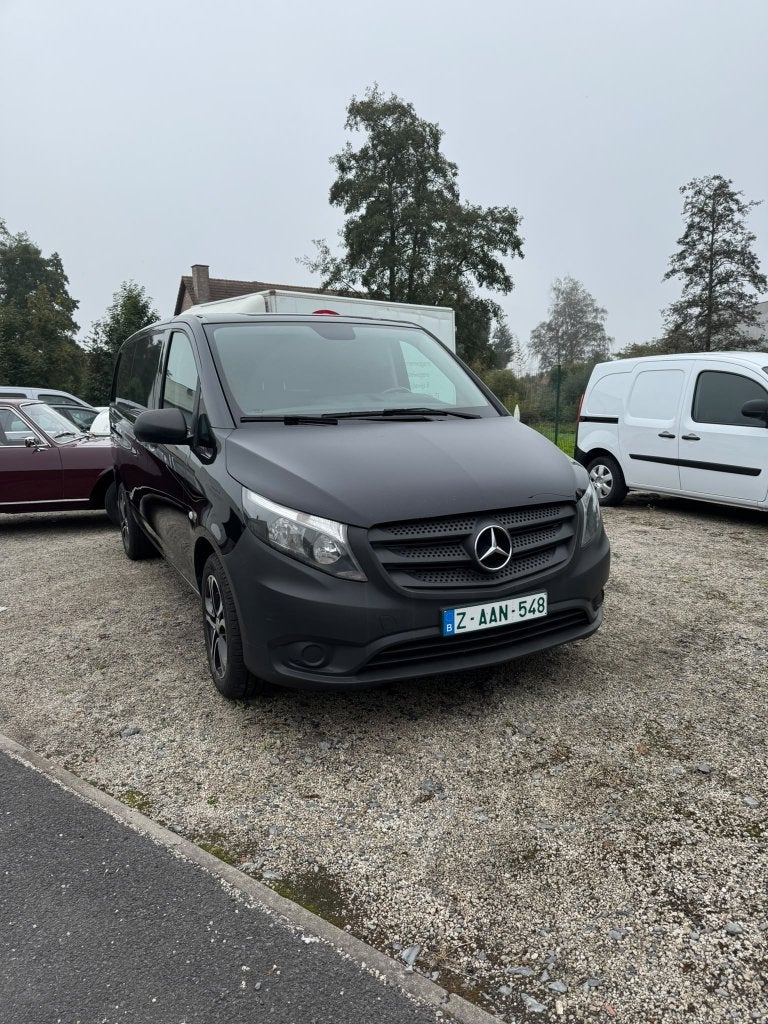 Mercedes vito lichte vracht - 3pl., Auto's, 100 kW, Zwart, Bedrijf, 5 deurs