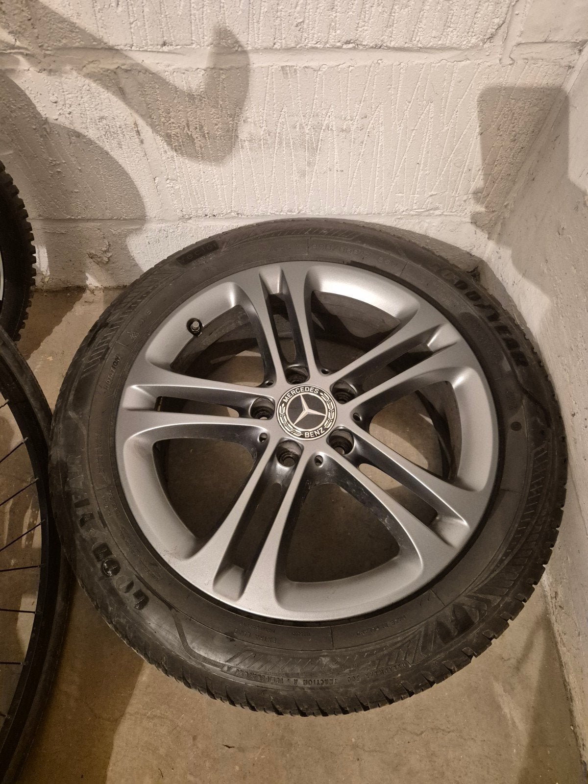 Jantes pneus Mercedes A CLA 205 55 17 GoodYear Vector4season, 4 Saisons, 205 mm, Enlèvement, Pneu(s)