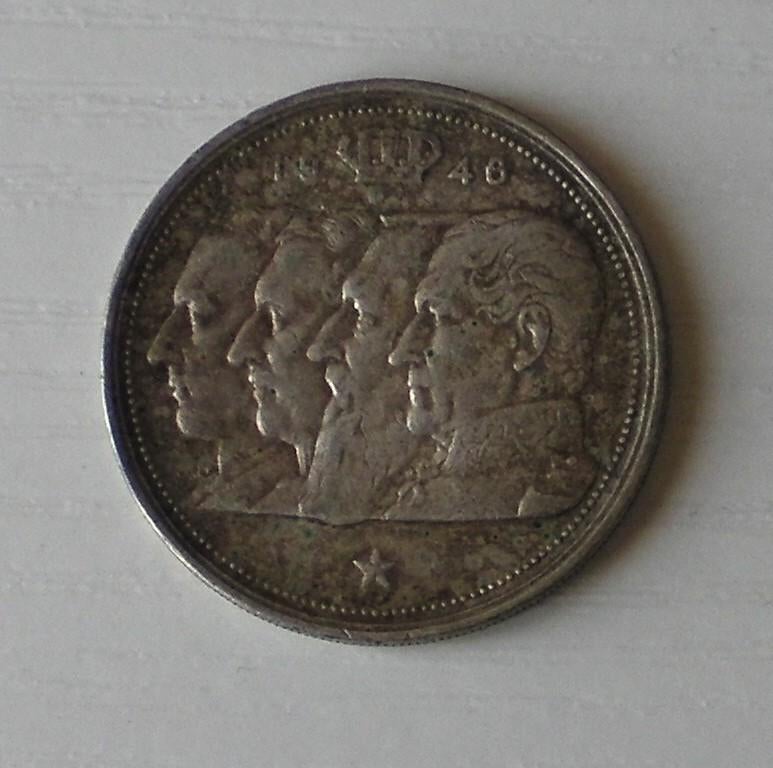 Pièce 100fb 1948 version néerlandaise, Enlèvement ou Envoi, Argent, Monnaie en vrac, Argent