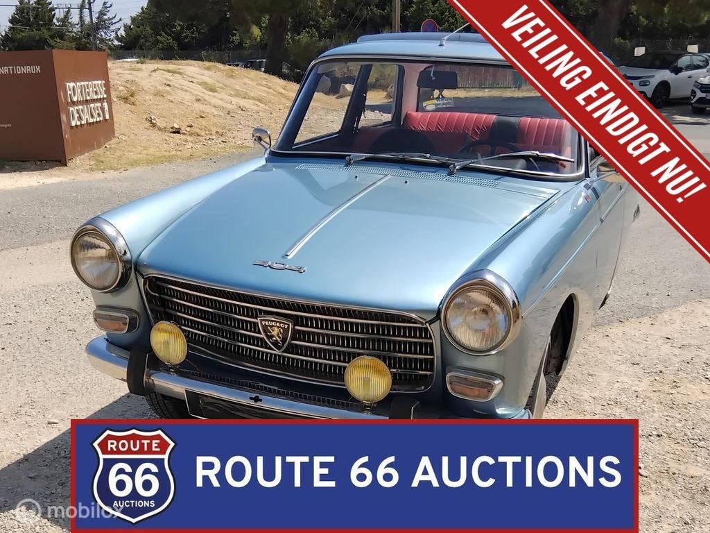 Peugeot 404 Super Luxe | 1967 | Route 66 Auctions, Autos, Achat, Entreprise, Boîte manuelle, Autre carrosserie