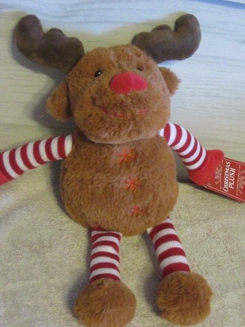 Kerstmis knuffel - rendier - Christmas Plush - Kerst -pluche, Ophalen of Verzenden, Nieuw