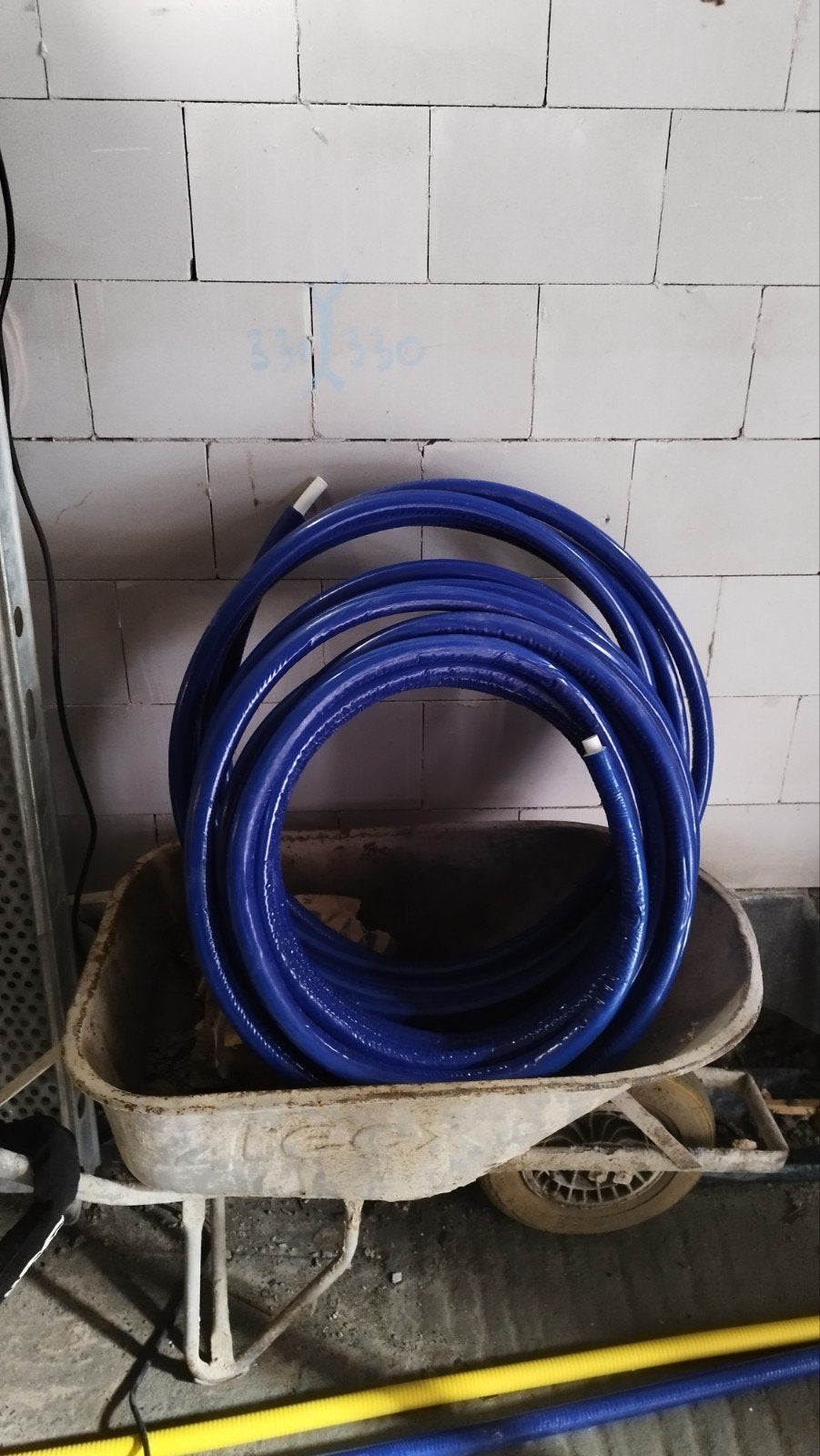systempex D20 pré isolé bleu (37m) 6mm, Bricolage & Construction, Enlèvement, Comme neuf