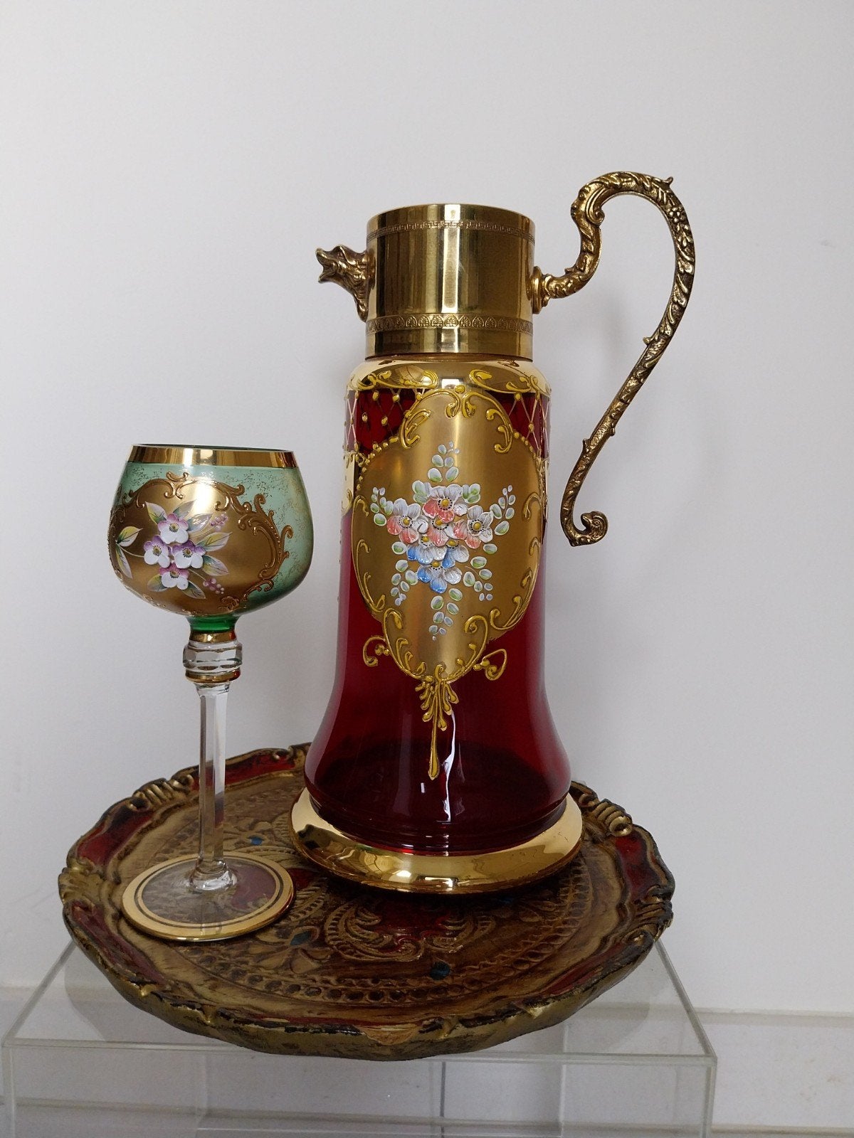 Murano drank stel, Antiek en Kunst, Ophalen