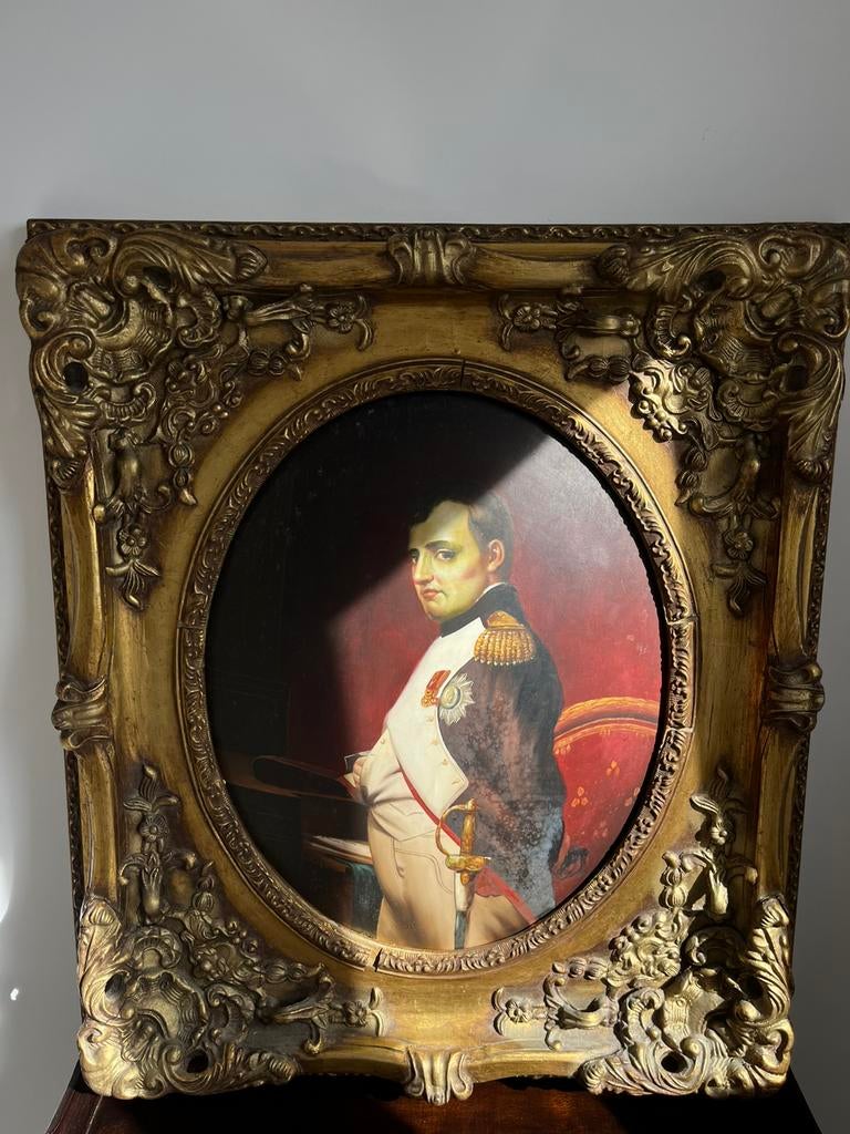 Antiek schilderij Napoleon, Antiek en Kunst, Ophalen