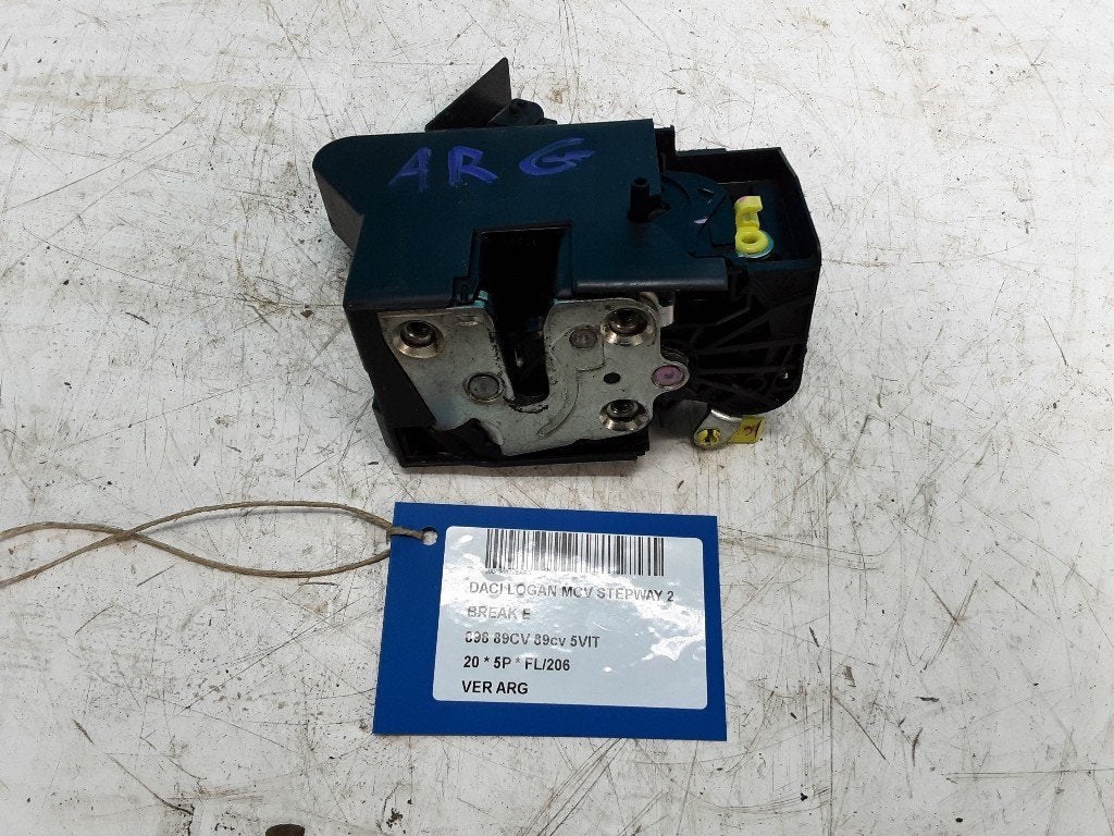 SERRURE DE PORTE ARRIÈRE GAUCHE Dacia (825033585RG), Dacia, Arrière, Renault Deutschland AG, Utilisé