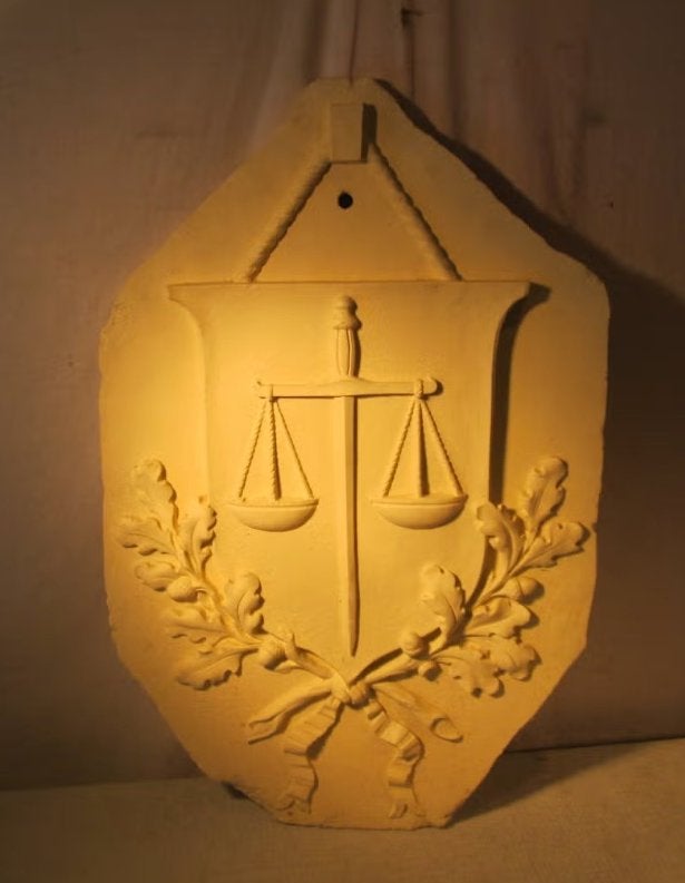 Mooi Kunstwerk in aardewerk 'Weegschaal' - 70x45, Ophalen of Verzenden