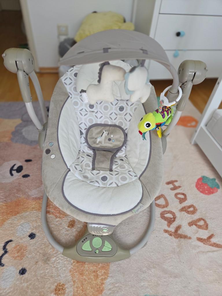 Elektrische babyschommel, Kinderen en Baby's, Wipstoeltjes, Ophalen