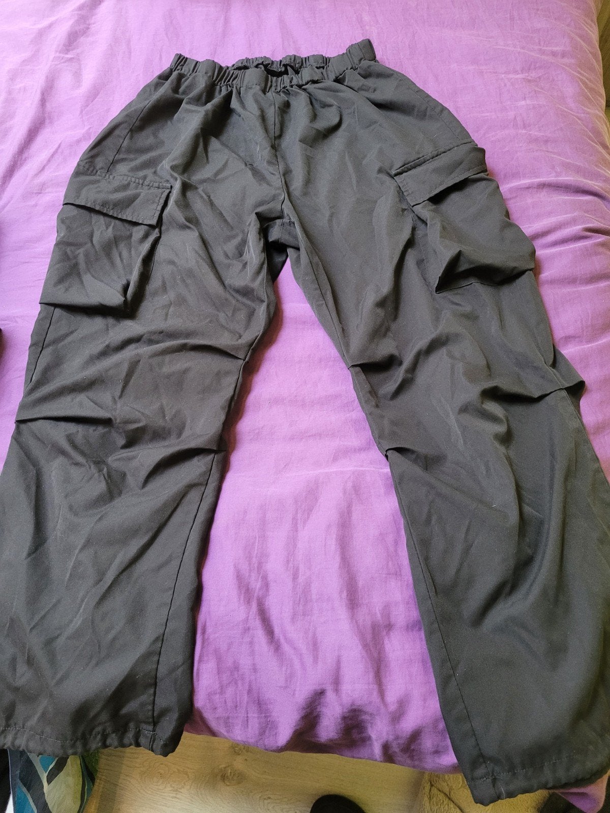 Set van 3 zwarte cargo / parachute broeken SHEIN – Maat 2XL, Zwart, Maat 42/44 (L), Nieuw, Ophalen of Verzenden