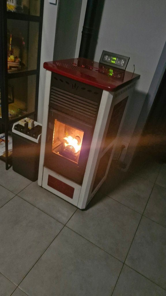 Palletkachel Phebo Stufe Febe, Ophalen, Gebruikt, Overige brandstoffen, Pelletkachel