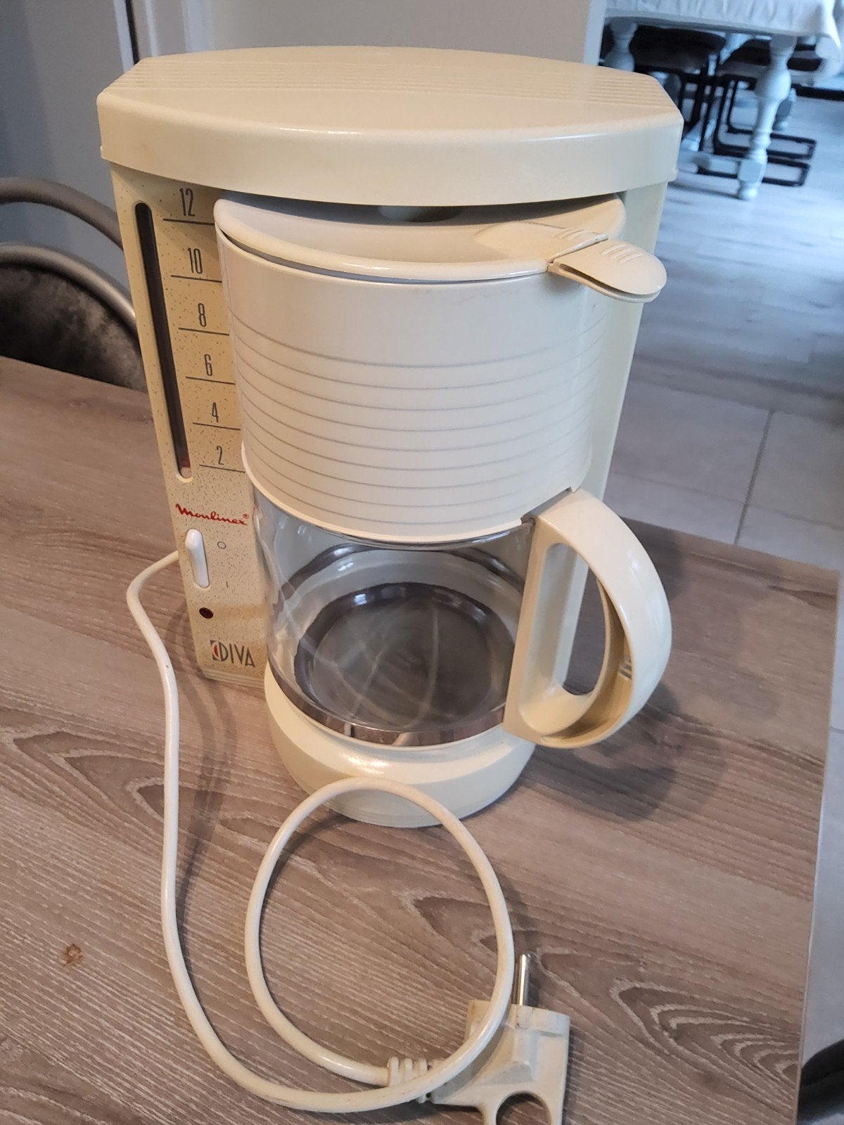 Moulinex DIVA Koffiezetapparaat, Café moulu, Enlèvement ou Envoi, Cafetière, Utilisé