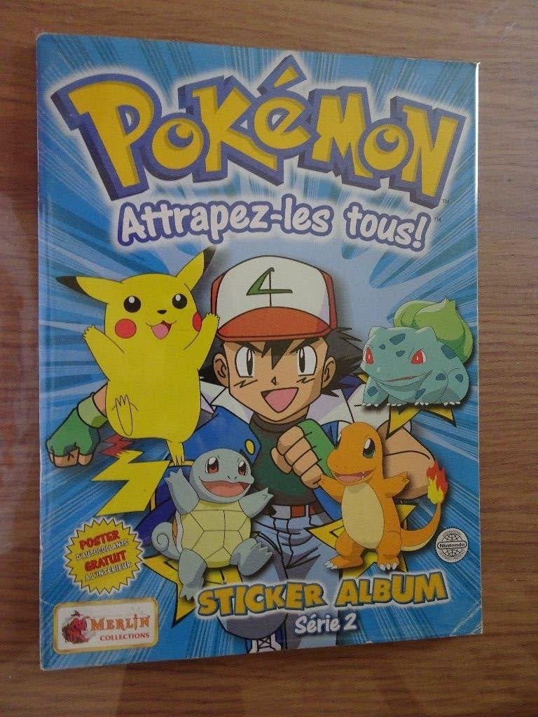 Album genre Panini - Pokémon - Attrapez les tous !  Série 2, Enlèvement ou Envoi, Utilisé, Plusieurs autocollants