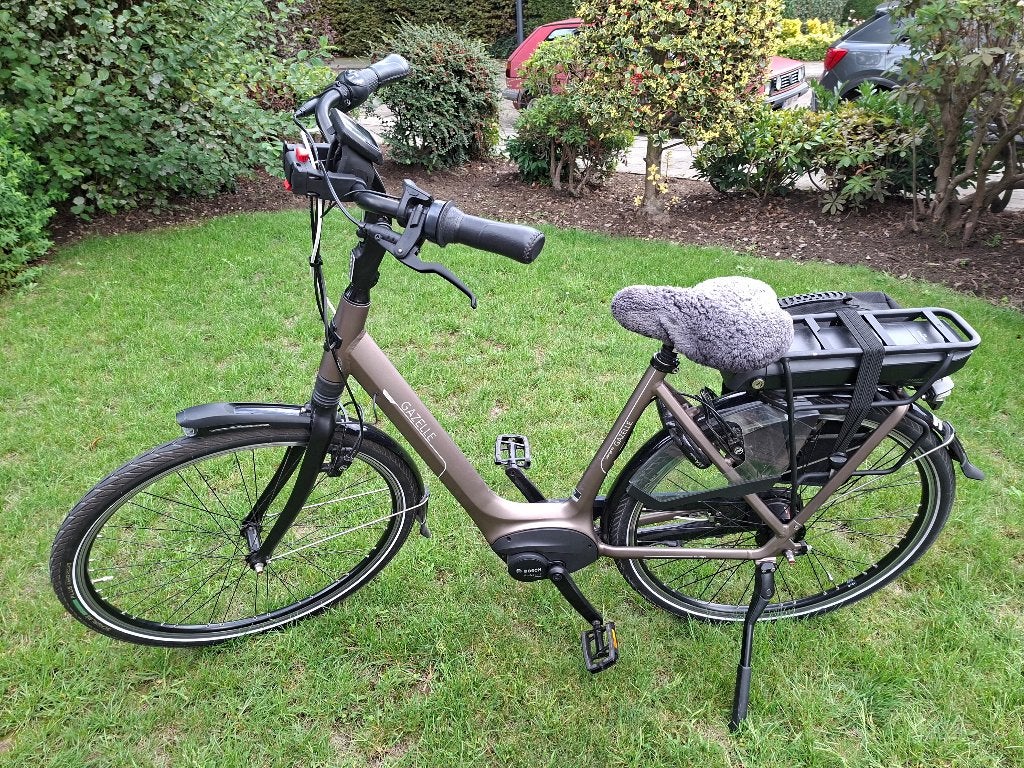Elektrische damesfiets Gazelle, Fietsen en Brommers, Ophalen, Versnellingen, Zo goed als nieuw, 50 tot 53 cm
