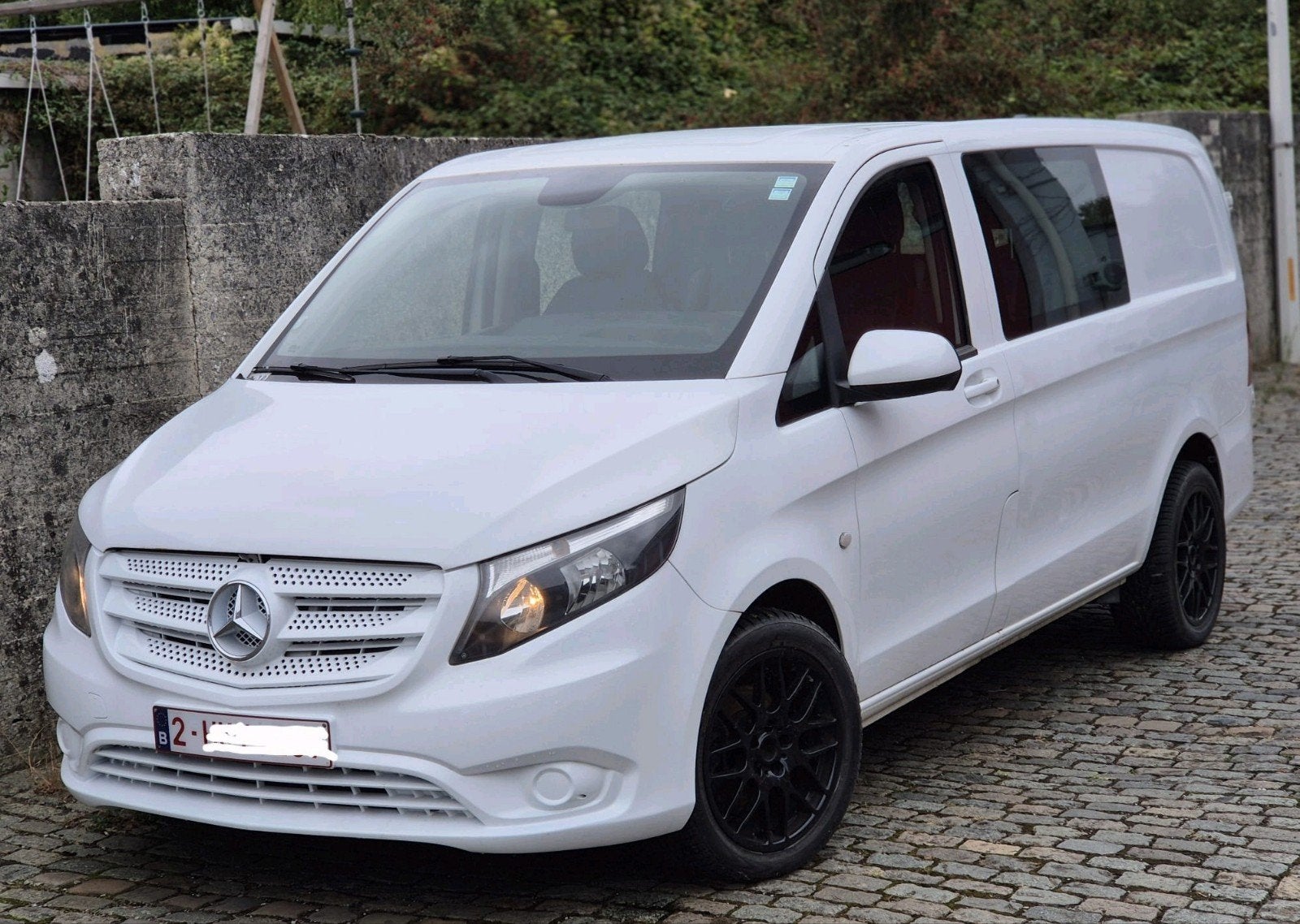 Mercedes vito doub cabine 5pls an2017.235mkm 13999€, Cuir, Euro 6, Boîte manuelle, Mercedes-Benz