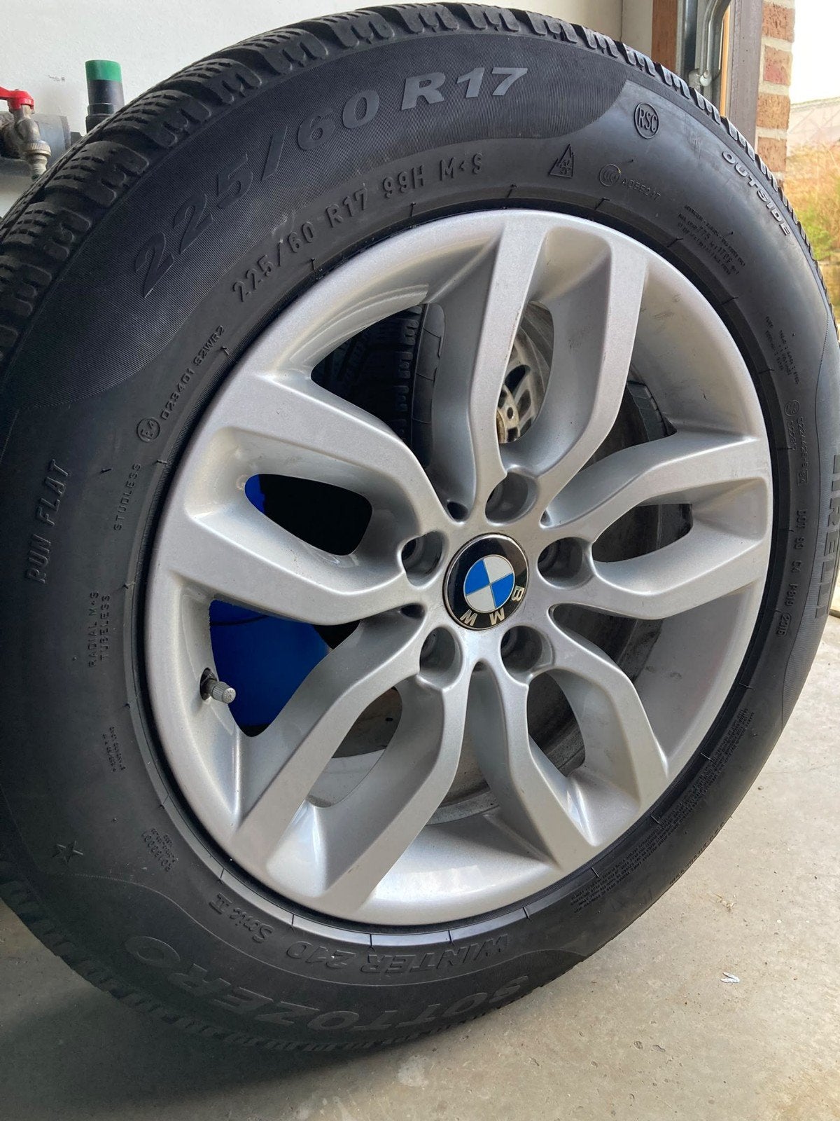 Jantes Alu 17 pouces BMW X3, Enlèvement, Utilisé, 17 pouces, Pneus hiver