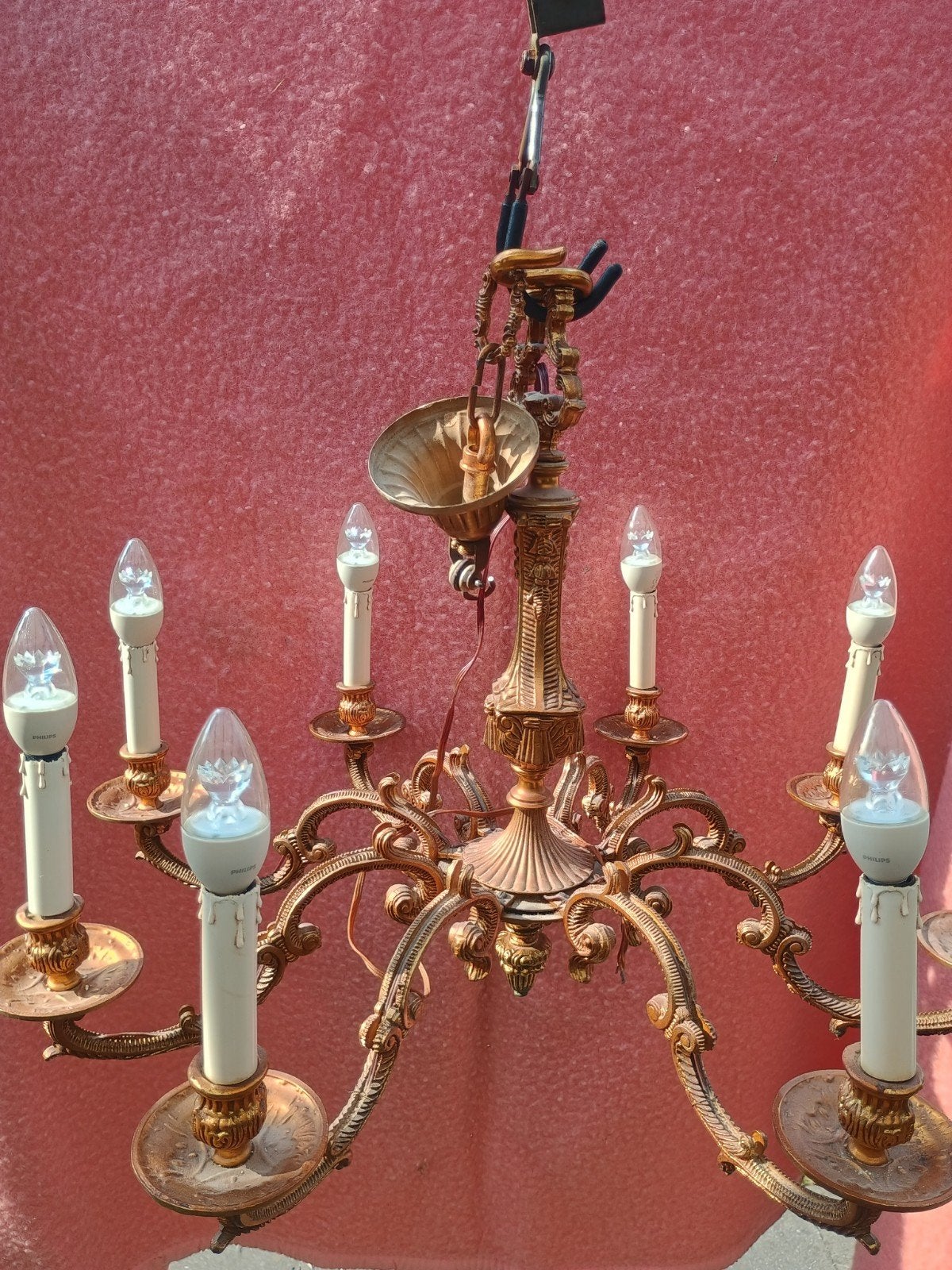 Lustre de style Hollywood Regency, Maison & Meubles, Lampes | Lustres, Enlèvement