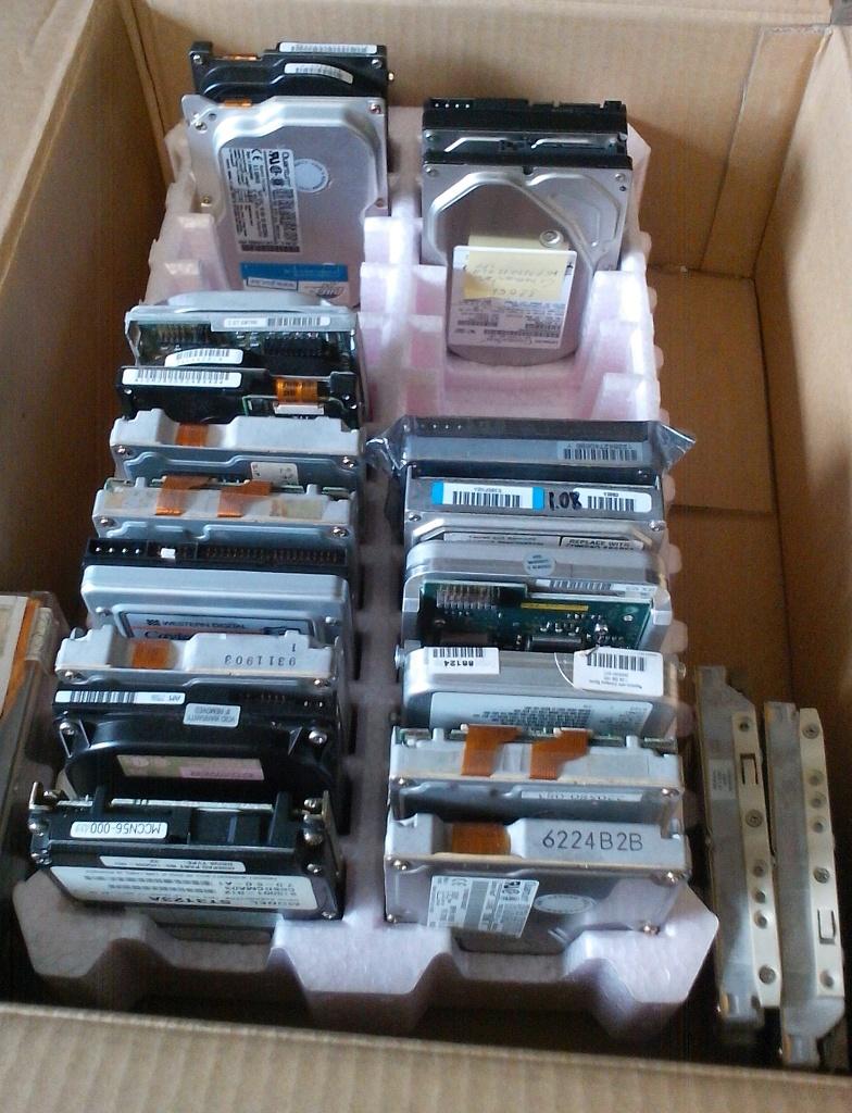 vintage harde schijven, Computers en Software, Harde schijven, Ophalen