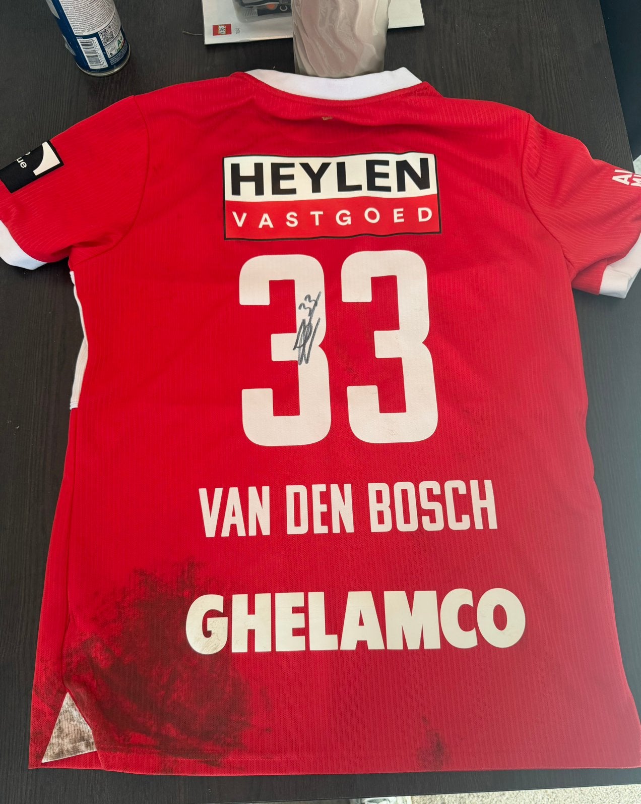 Zeno van den bosh gesigneerd en match worn, Sport en Fitness, Ophalen of Verzenden, Zo goed als nieuw