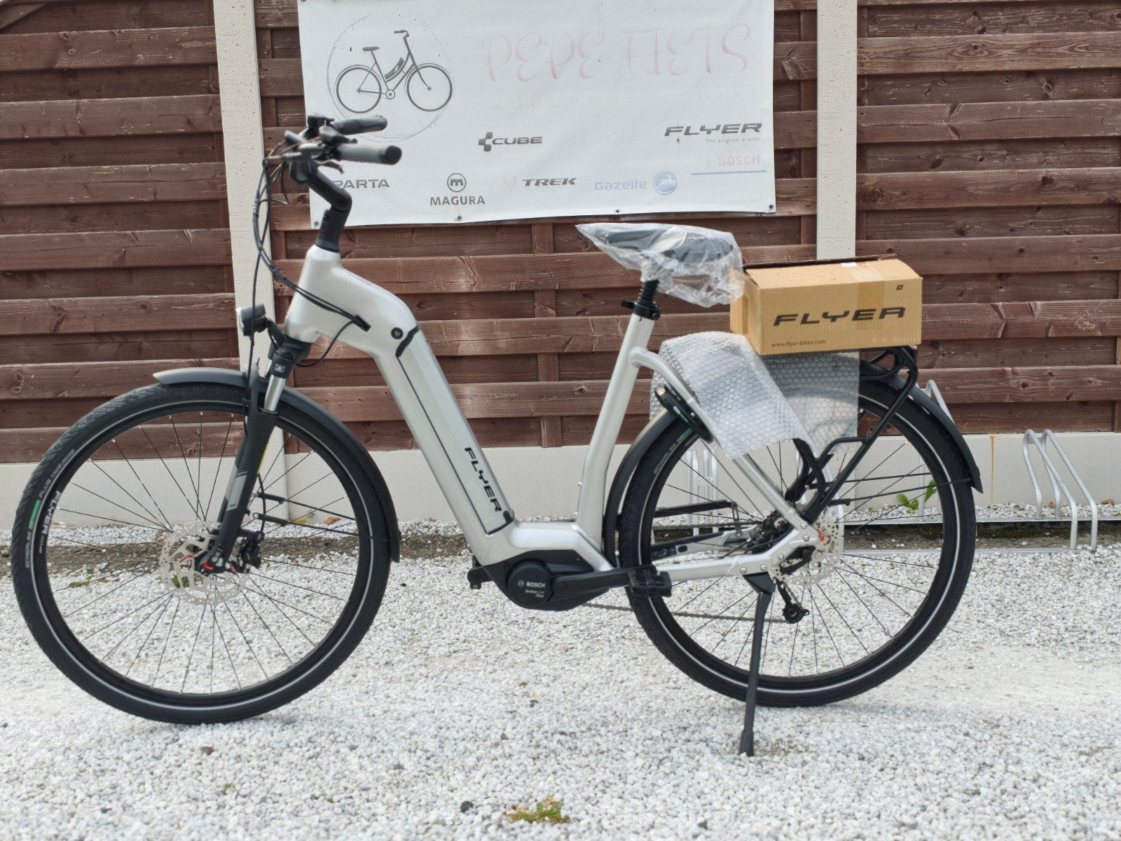 Nieuwe Flayer Goutour 6 met Garantie, Fietsen en Brommers, Overige merken, Nieuw, Ophalen of Verzenden, 50 km per accu of meer