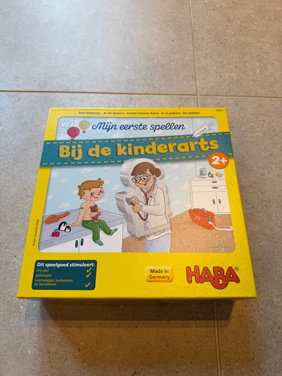 Haba - Bij de kinderarts, Hobby en Vrije tijd, Ophalen, Zo goed als nieuw