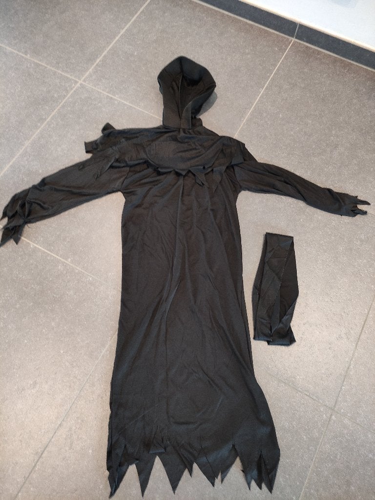 verkleedpak zielenjager, Kinderen en Baby's, Carnavalskleding en Verkleedspullen, Ophalen of Verzenden, Zo goed als nieuw, 134 t/m 140