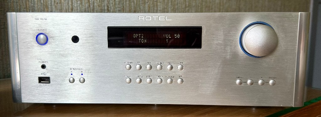 ROTEL RA 1572, Audio, Tv en Foto, Versterkers en Ontvangers, Gebruikt, 120 watt of meer, Stereo, Ophalen