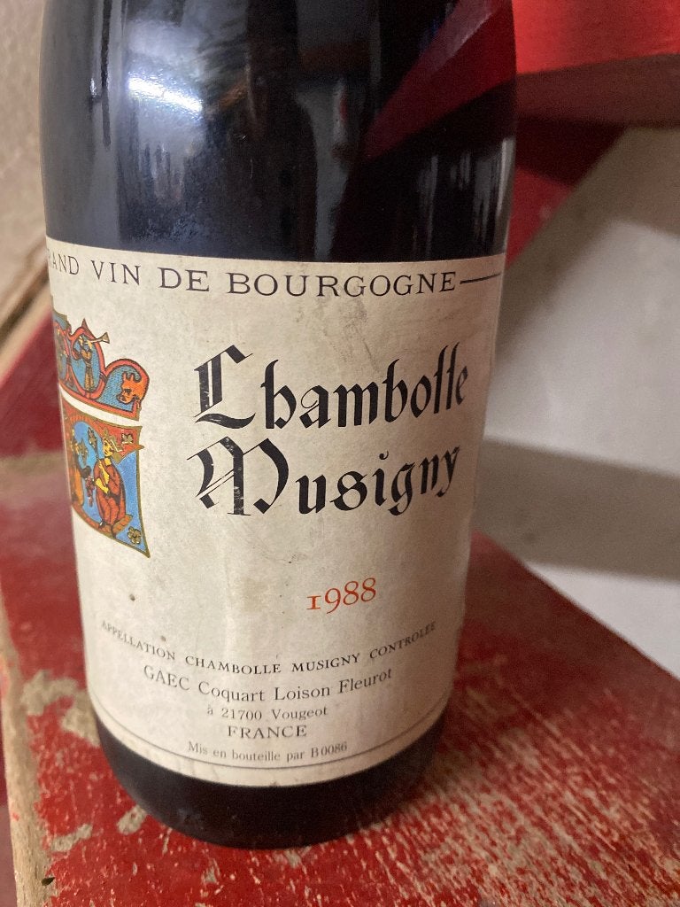 Chambolle musigny 1988, Collections, Vins, Neuf, Enlèvement, Vin rouge, France