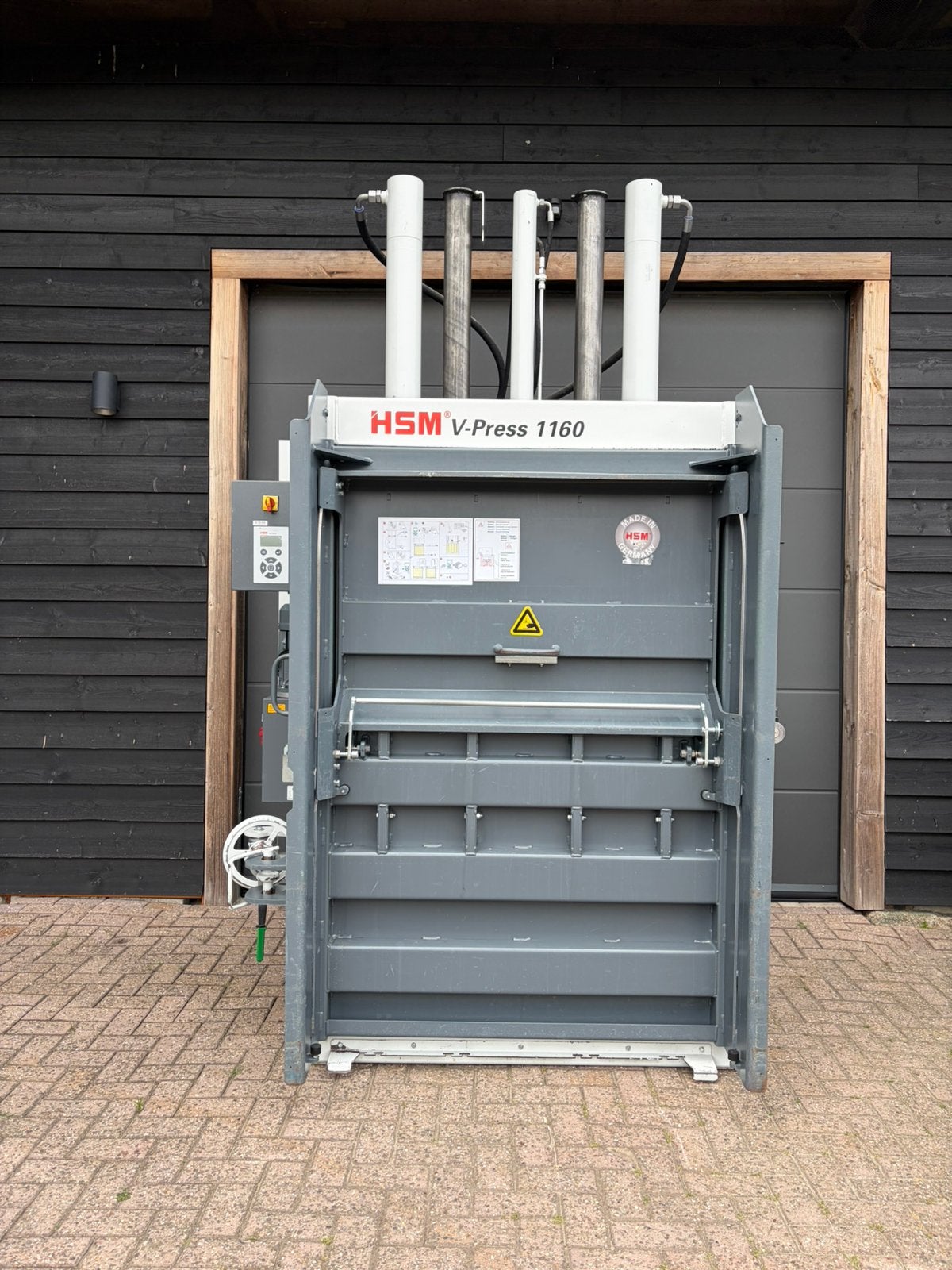 HSM V-Press 1160 | 60 ton | Papierpers | Kartonpers, Doe-het-zelf en Bouw, Gereedschap | Overige machines, Ophalen of Verzenden