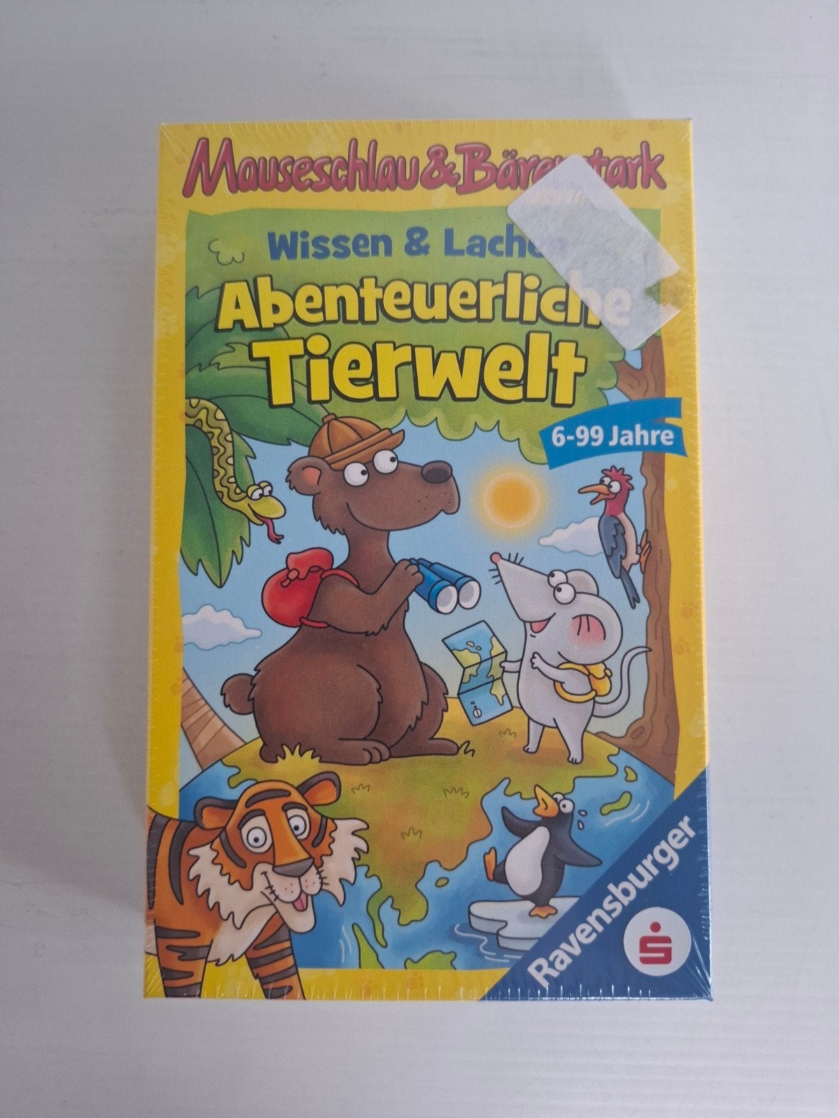 Ravensburger 207374 Wissen & Lachen Abenteuerliche Tierwelt, Hobby en Vrije tijd, Gezelschapsspellen | Bordspellen, Een of twee spelers