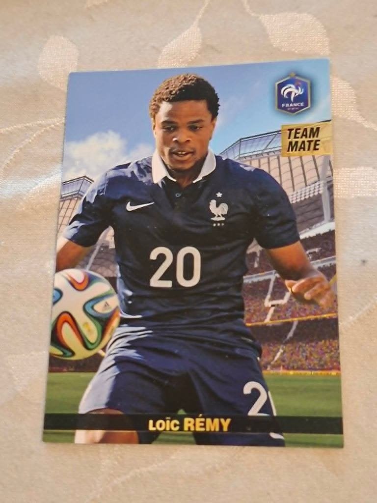 Panini / Voetbalkaart / Loïc Rémy / Frankrijk, Ophalen of Verzenden, Zo goed als nieuw, Spelerskaart