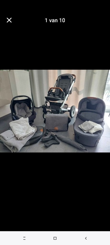 Buggy maxi cosi isofix, Kinderen en Baby's, Buggy's, Gebruikt, Maxi-Cosi, Regenhoes, Verstelbare rugleuning, Voetenzak, Zonnekap