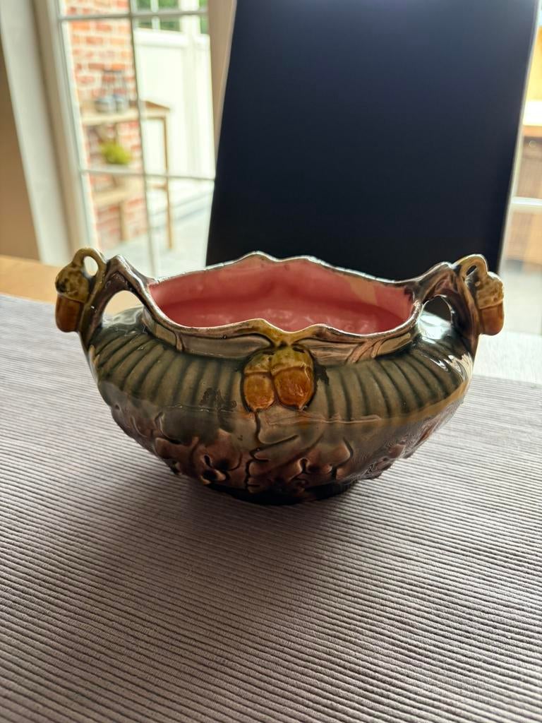 Barbotine - art nouveau 1900, Ophalen of Verzenden