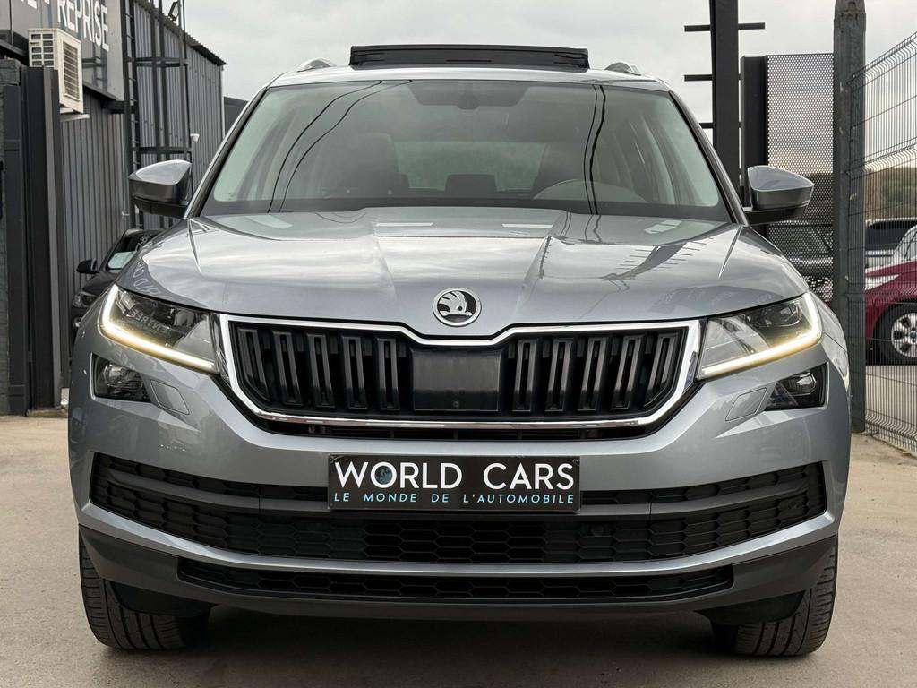 Skoda Kodiaq 2.0 CR TDi DSG TOIT PANO COCKPIT DISTRO CAM360, Cuir, Argent ou Gris, Achat, 7 places
