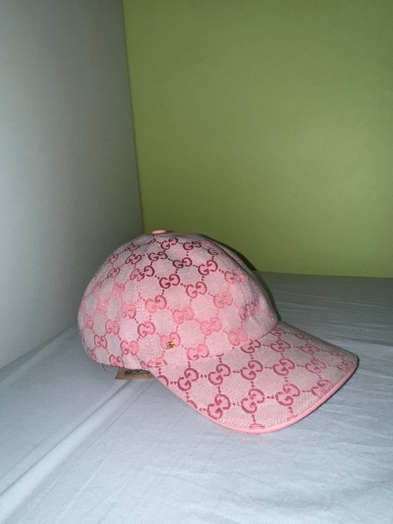 Roze gucci pet, Kinderen en Baby's, Ophalen of Verzenden, Zo goed als nieuw, Jongen of Meisje, Pet