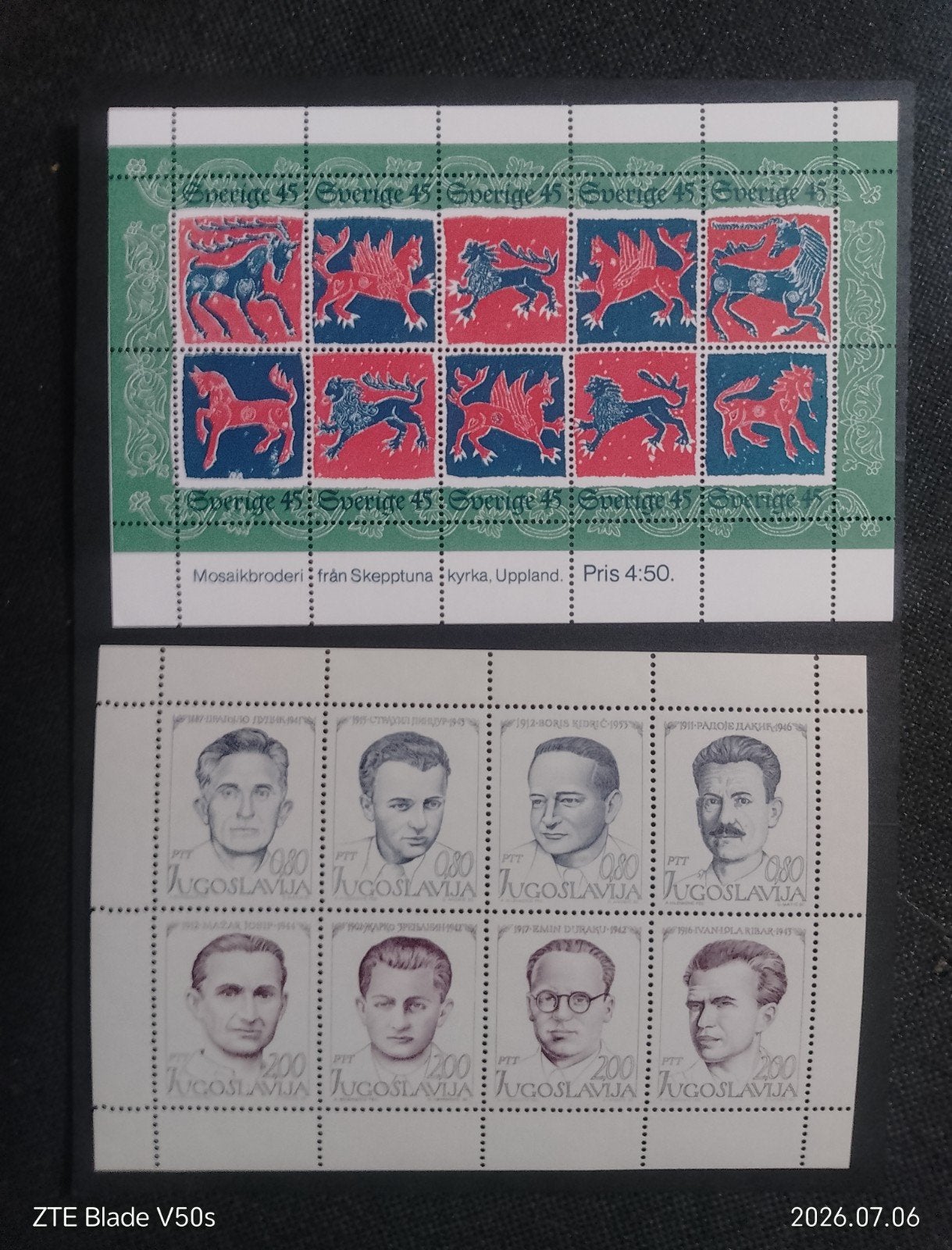 2 postzegels postfrisch History, Postzegels en Munten, Postzegels | Thematische zegels, Ophalen of Verzenden