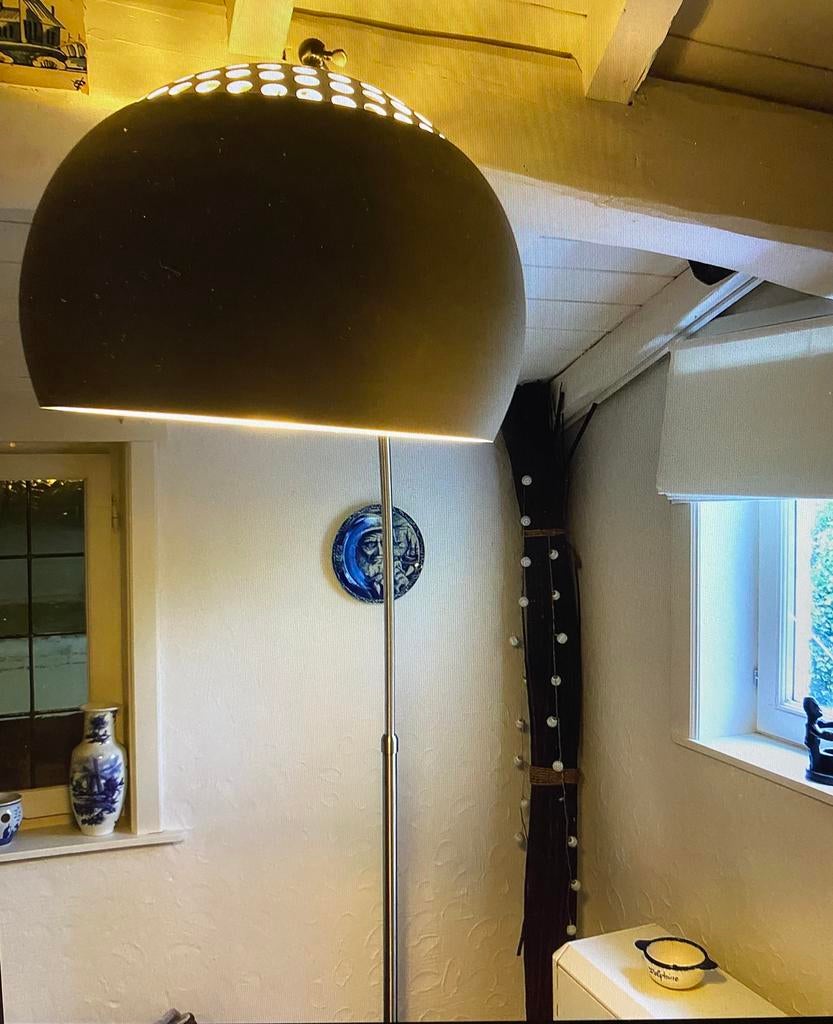 Staanlamp Inox grijs, Ophalen, Zo goed als nieuw