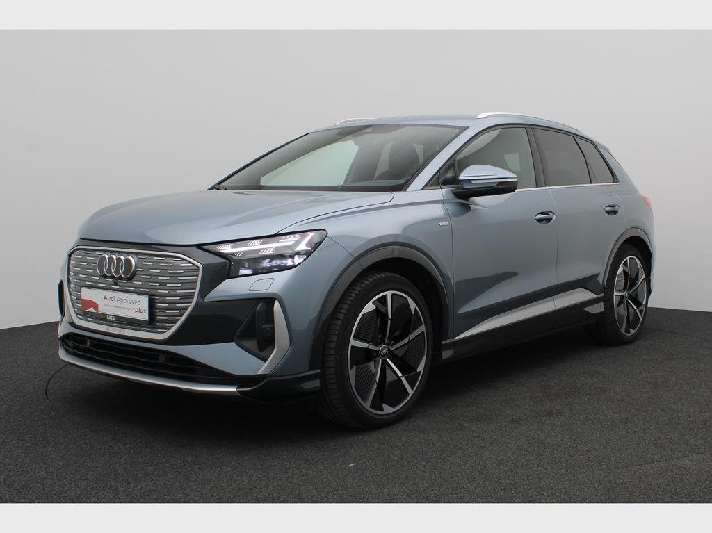 Audi Q4 e-tron Q4 e-Tron 82 kWh 40 Edition One Blue, Auto's, Audi, Overige modellen, Elektrisch, SUV of Terreinwagen, Zilver of Grijs