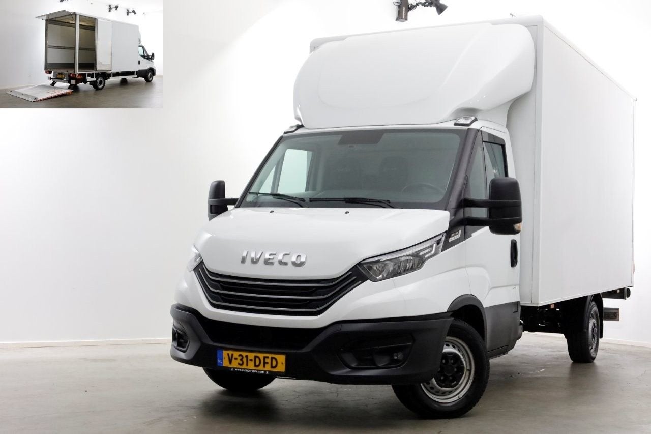 Iveco Daily 35S16 3.0 160pk HiMatic Automaat Bakwagen met la, Auto's, Automaat, Iveco, Cruise Control, Wit
