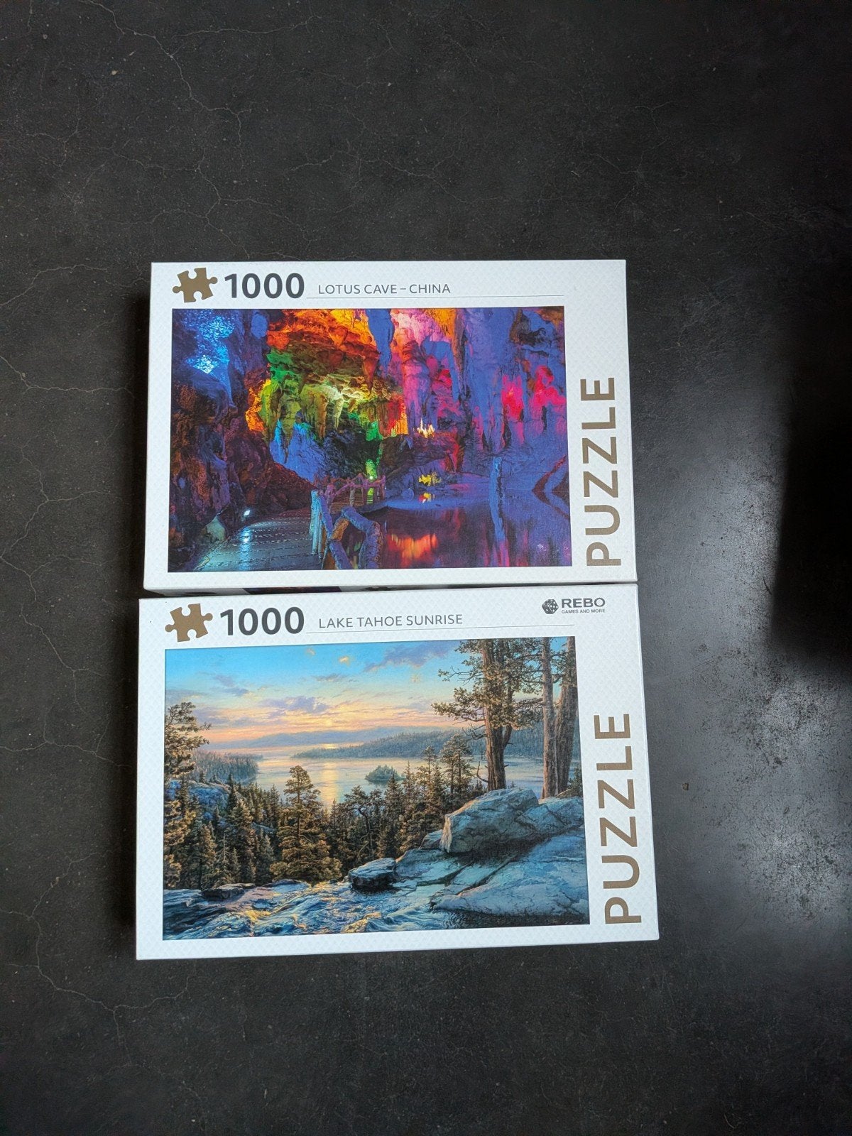 2 Rebo puzzels van 1000 stuks, Ophalen of Verzenden