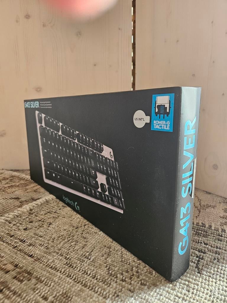 Clavier mécanique Logitech G413 Silver NEUF SCELLÉ — ÉTATS-, Informatique & Logiciels, Neuf, Logitech G, Enlèvement, Qwerty