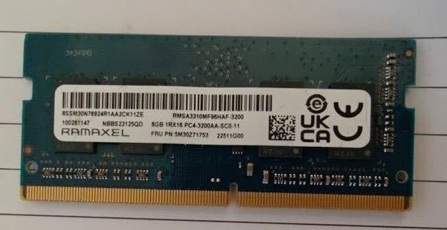 Ramaxel 8GB DDR4-3200 SO-DIMM laptop RAM, Computers en Software, Gebruikt, Verzenden, DDR4, 8 GB