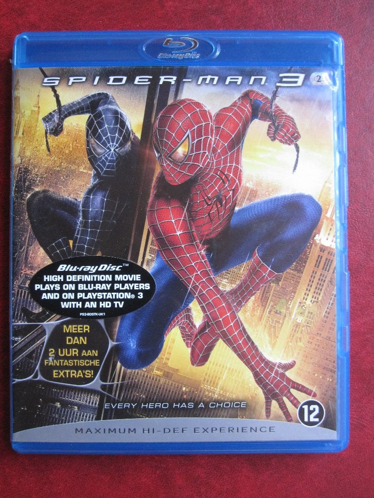 Spider-Man 3 (2007) BLU-RAY (2 disc), Cd's en Dvd's, Engels, Film, Actie, Ophalen of Verzenden