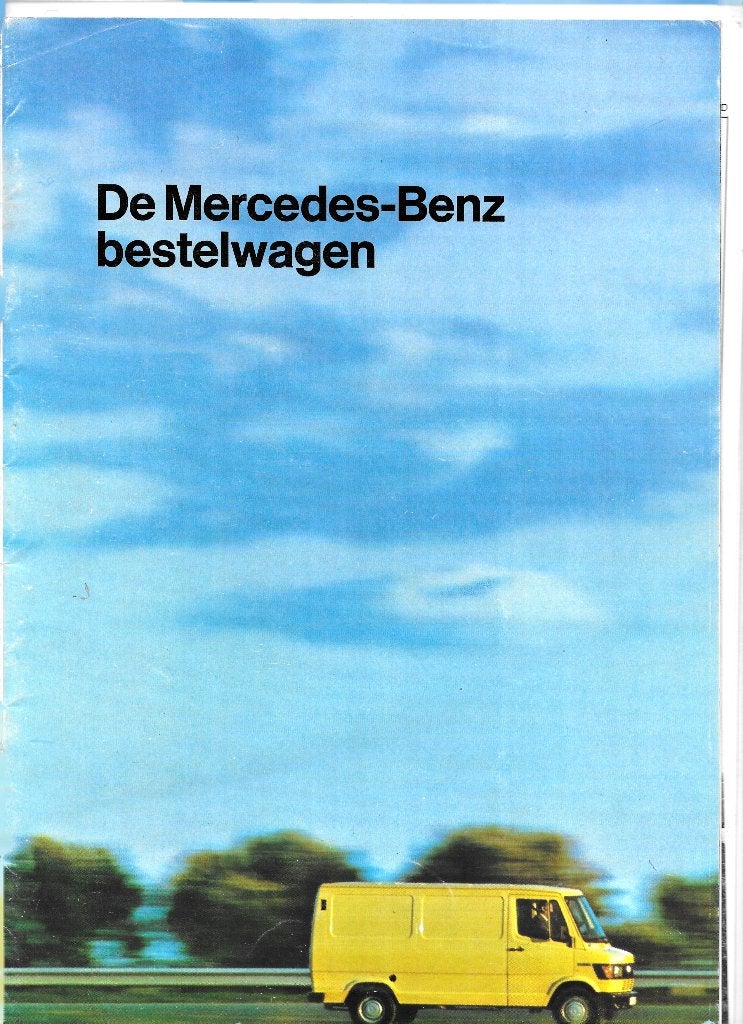 MERCEDES BESTELWAGEN 1977, Livres, Autos | Brochures & Magazines, Enlèvement ou Envoi, Utilisé, Mercedes