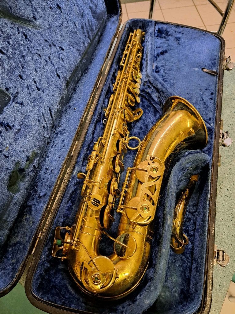 Saxophone Tenor Yanagisawa, Musique & Instruments, Enlèvement, Utilisé, Ténor, Avec valise