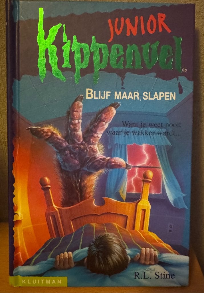 Junior Kippenvel, Blijf maar slapen, Boeken, Ophalen of Verzenden, Gelezen, R.L. Stine, Fictie