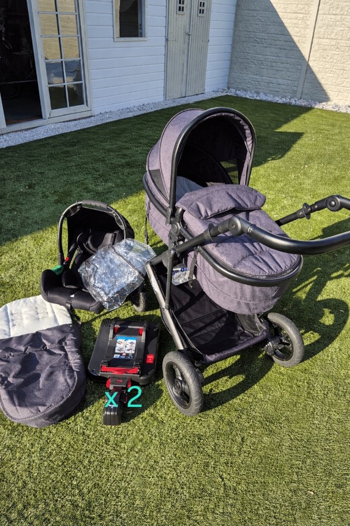 Sleewordl 3 in 1 kinderwagen, Gebruikt, Luchtbanden, Ophalen, Kinderwagen