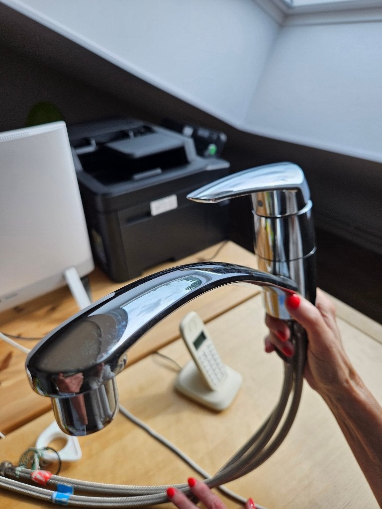 Lagedruk keukenkraan Grohe, Enlèvement, Neuf, Chrome, Robinet