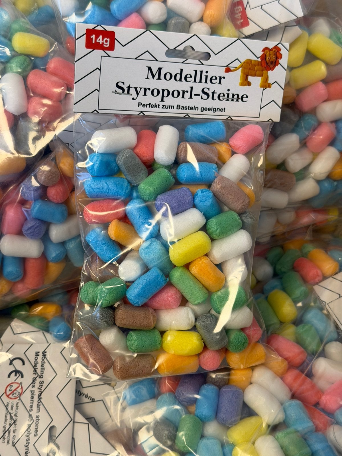 Lot 72 briques artisanales colorées Play Corn Styropor 14 g, Enlèvement ou Envoi, Neuf
