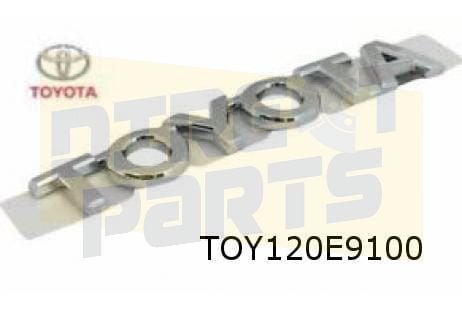 Toyota IQ embleem tekst ''Toyota'' achterzijde Origineel!  7, Autos : Pièces & Accessoires, Neuf, -, -, Toyota